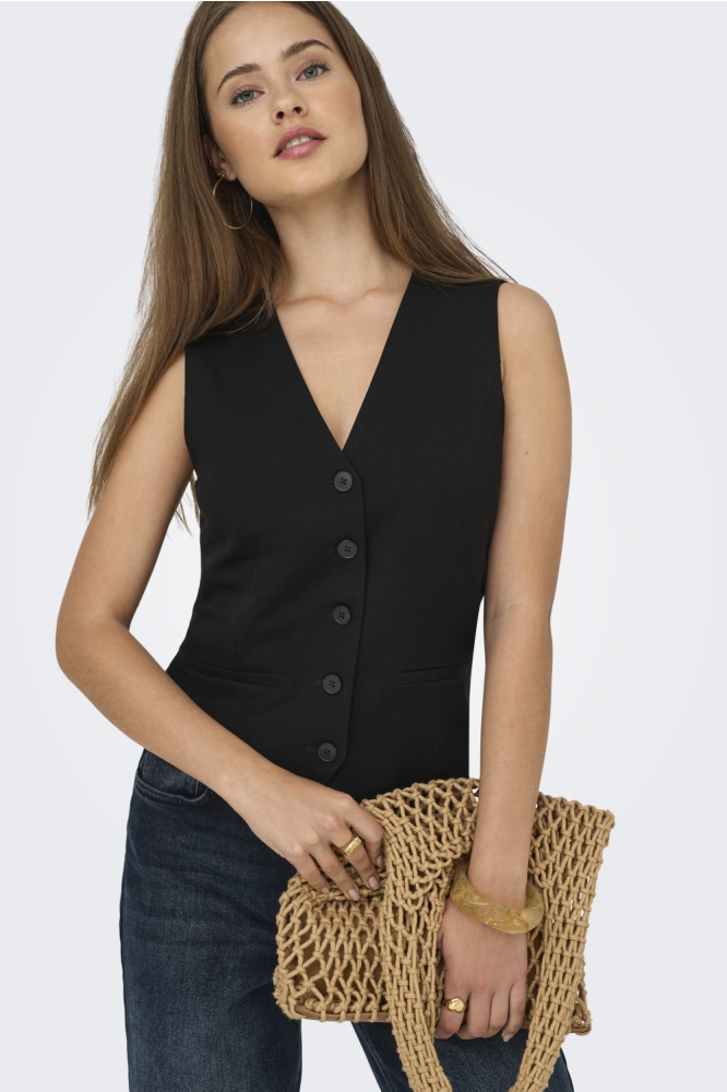 ONLIRIS-HATTIE WAISTCOAT TLR NOOS 15331287 BLACK